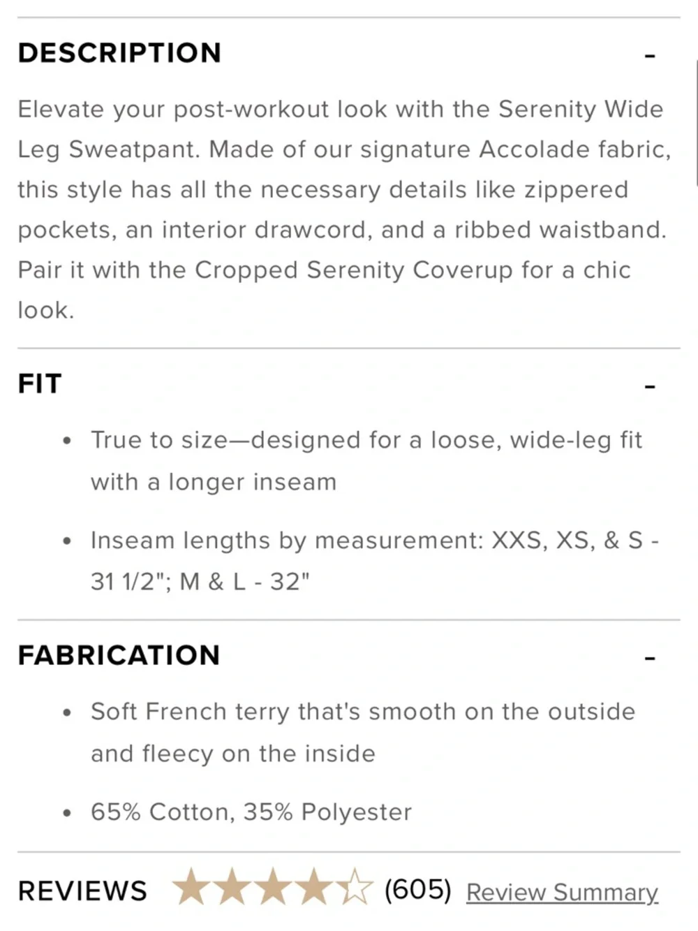 ALO Yoga size M NWT Serenity wide leg sweatpant in navy - Picture 8 of 13